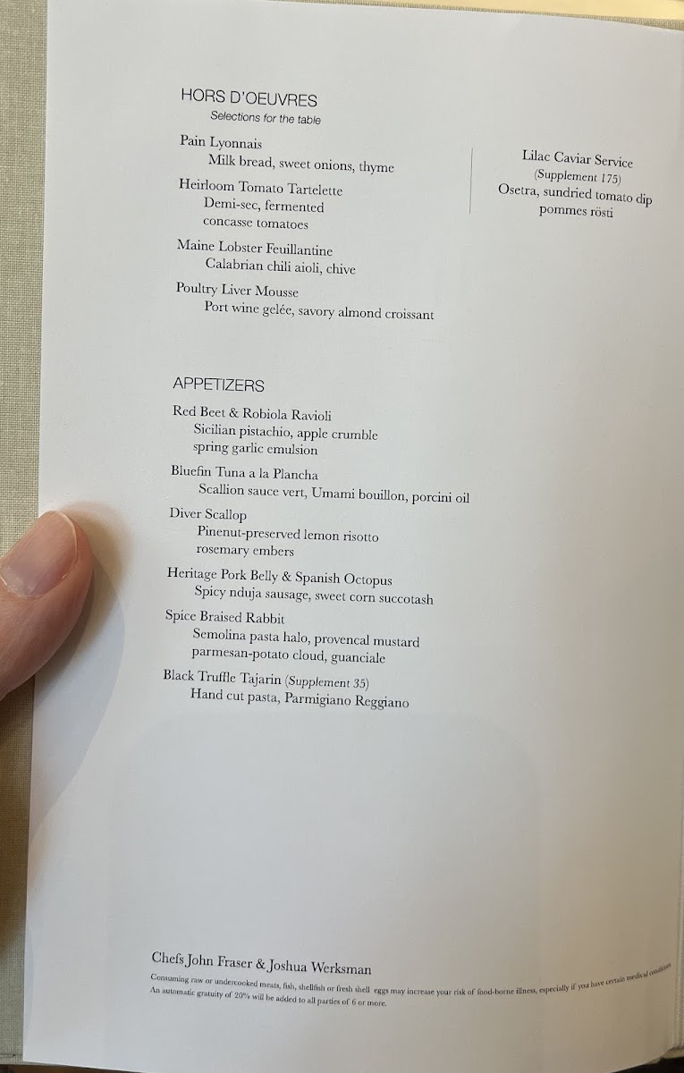 Menu - Lilac photo 3